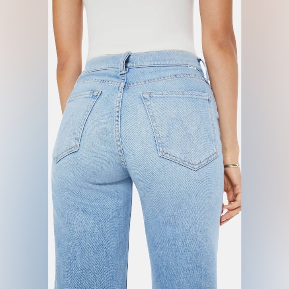 MOTHER The Rambler Ankle Straight Leg Jeans (Look Ma No Hands) - Picture 4 of 14